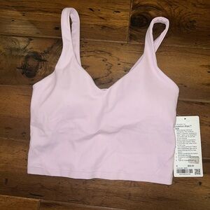 NWT Pink Lululemon align tank
Size 6